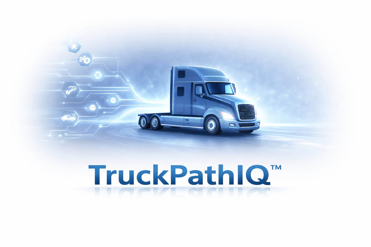 TruckPathIQ hero truck visual